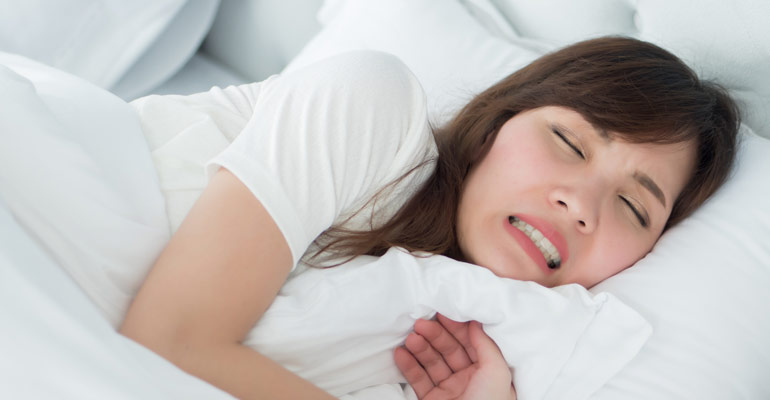teeth grinding when sleep